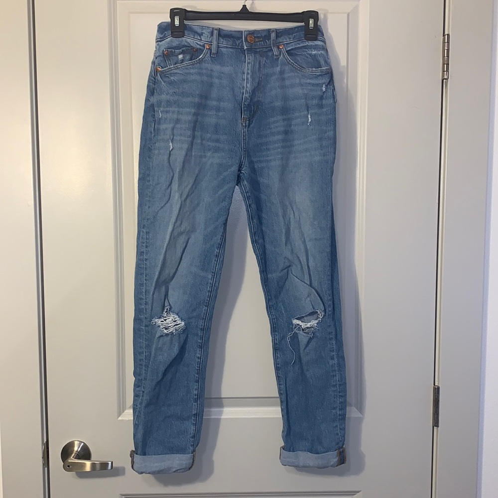 Loft High Waist Straight Crop